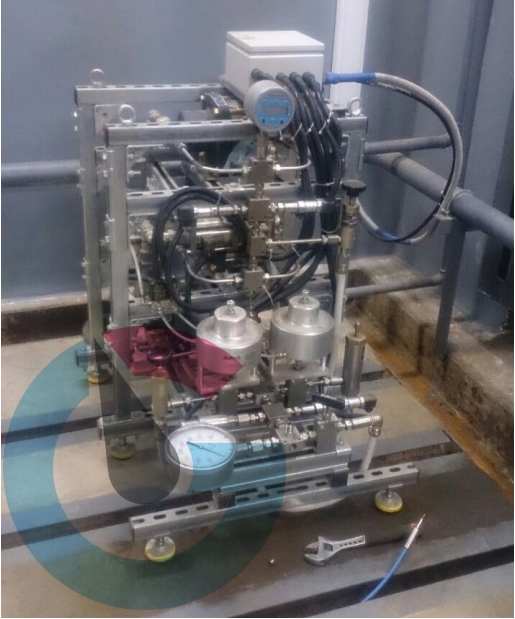 manifold tubes test bench pump